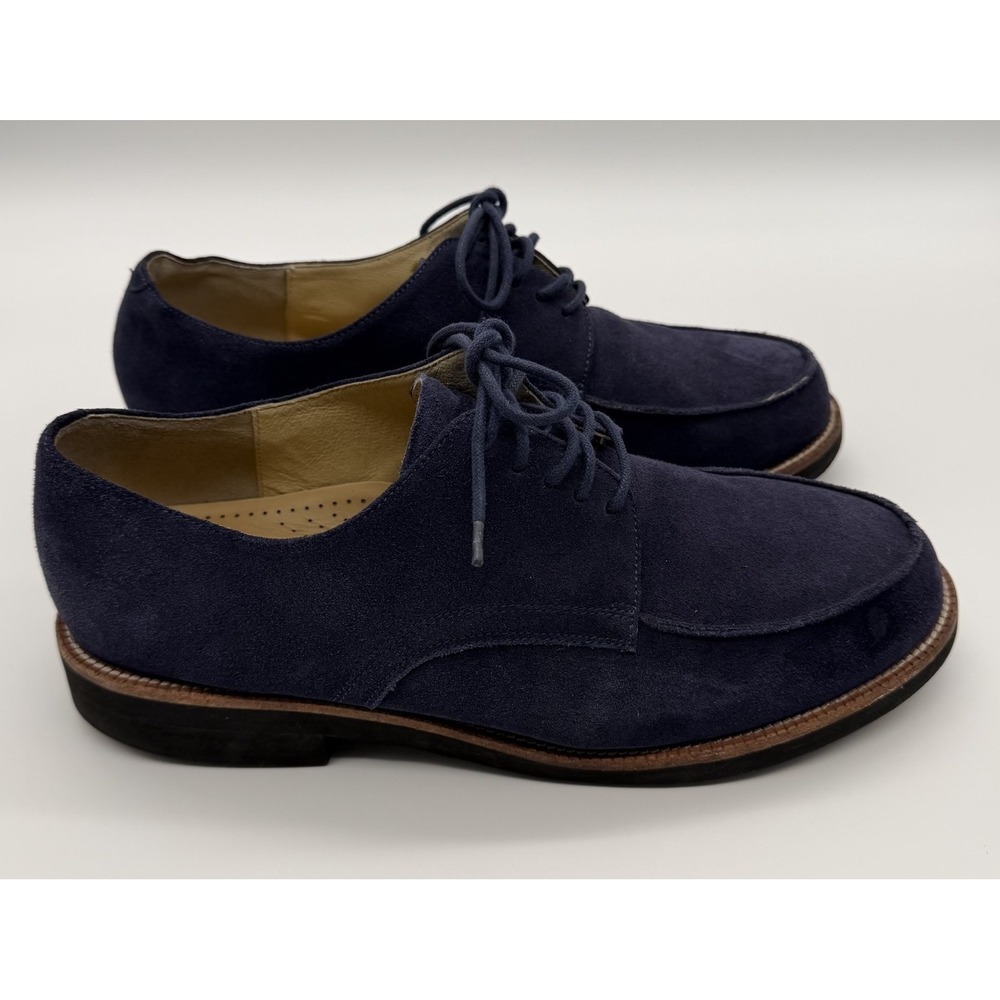 Re-Mix Classic Vintage Footwear Shoes Mens 11.5M Purple Suede Lace‎ Up Casual